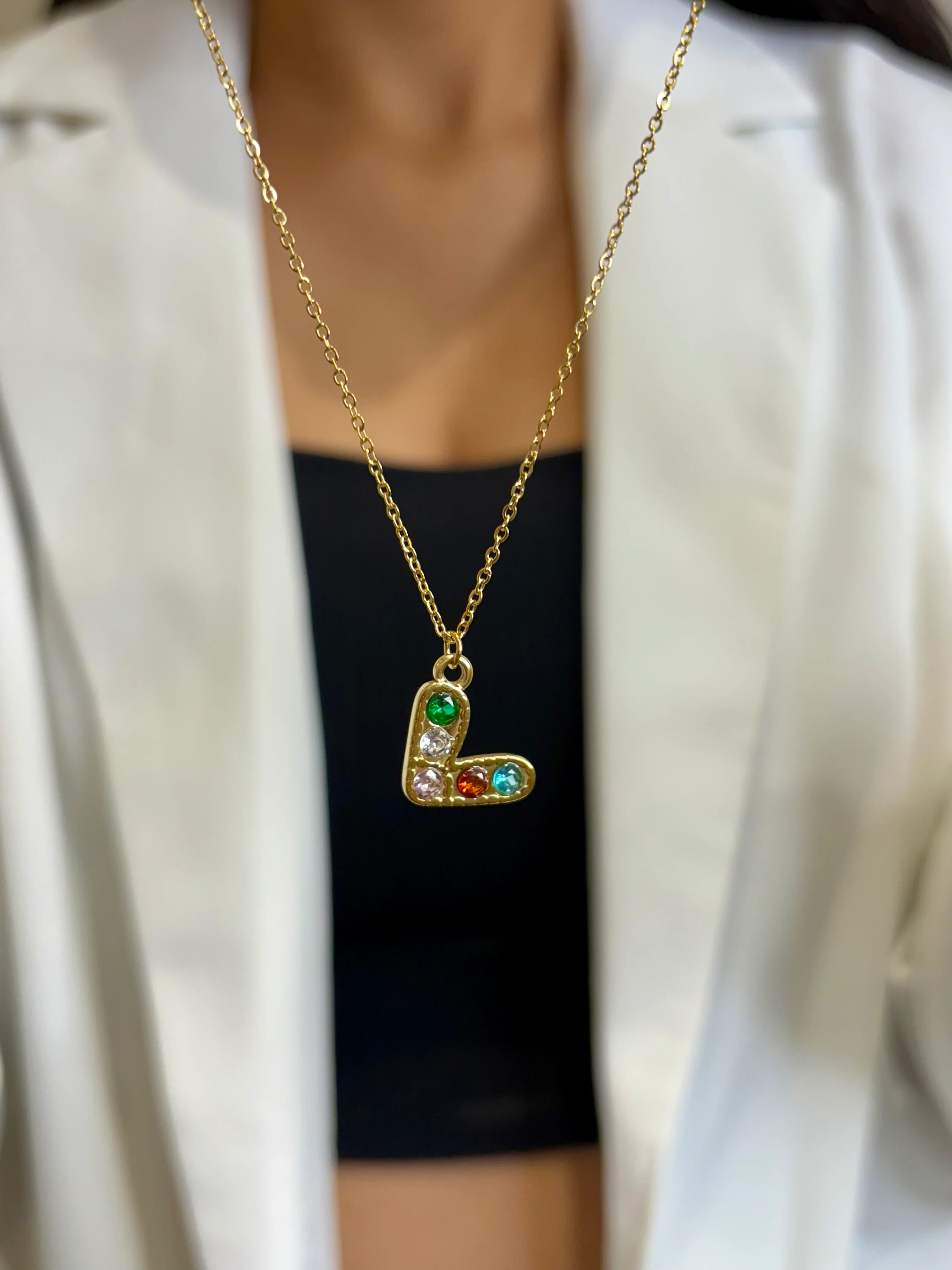 Colorful mini Heart Necklace - Image 3