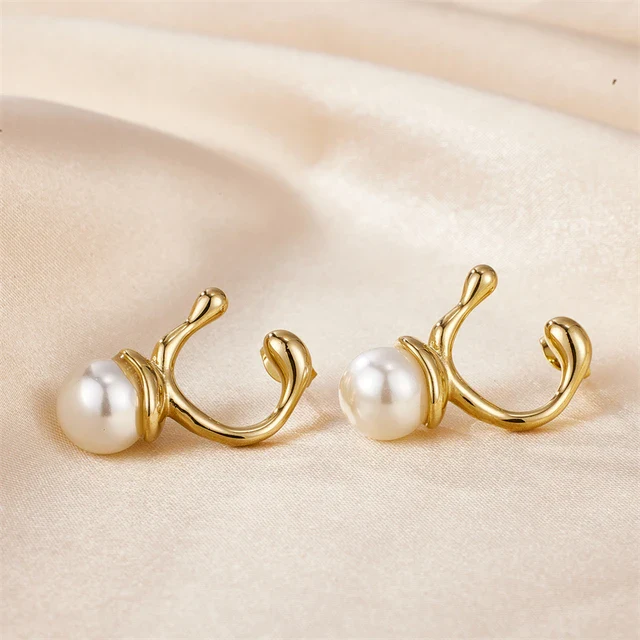 Pearl Drop Earrings - Image 6