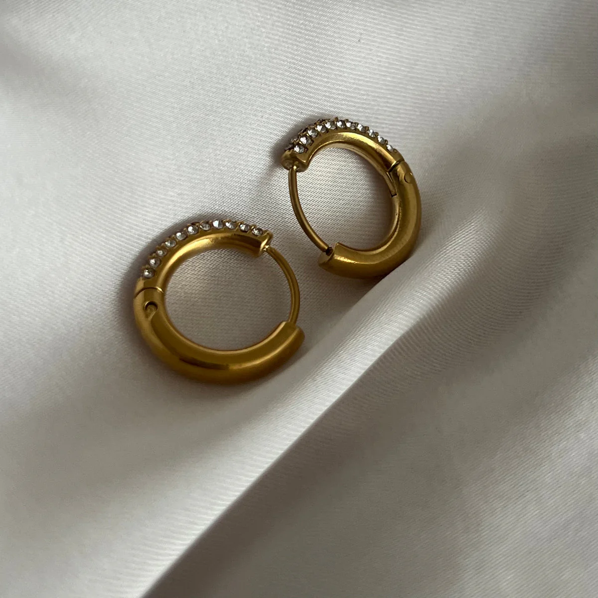Studded Round Hoops - Image 3