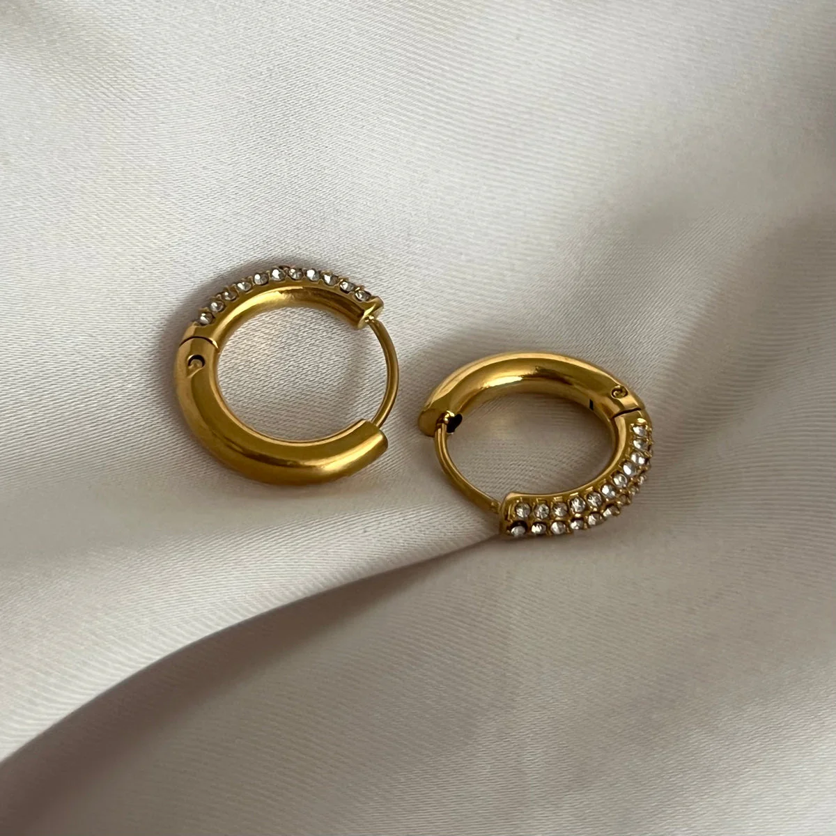 Studded Round Hoops - Image 4